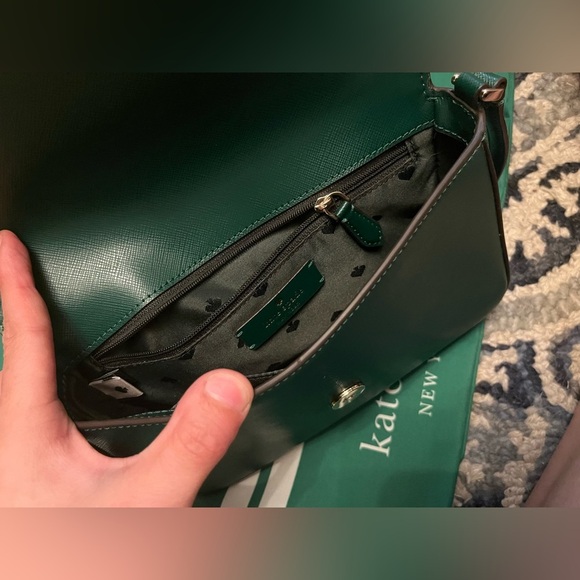 Kate Spade Forest Green Crossbody Bag - Picture 3 of 3